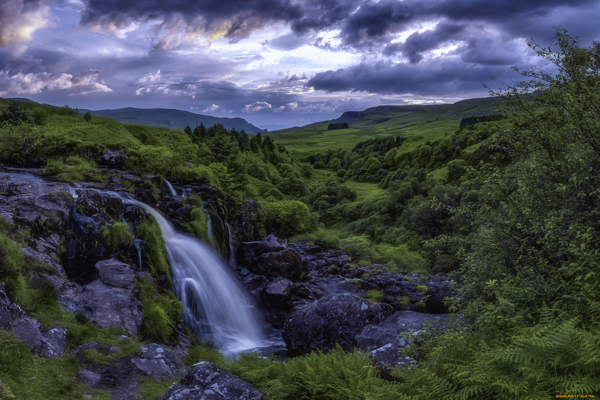 , , , , , , , waterfall, rocks, stream, river, water